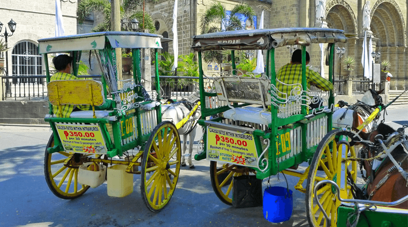 フィリピンの世界遺産ビガンを二輪馬車「カレッサ」で優雅に散策！