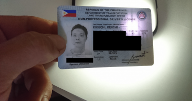フィリピン免許証